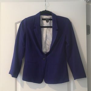 Kensie indigo blazer.
